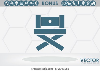 Chair icon vector illustration eps10.