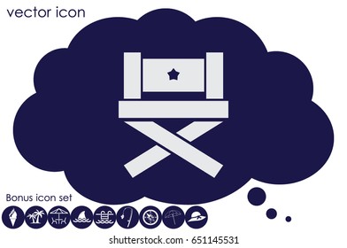 Chair icon vector illustration eps10.