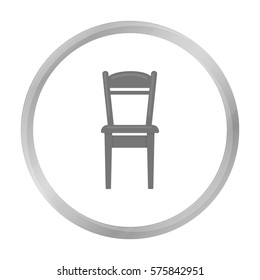 Chair icon of vector illustration for web and mobile