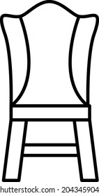 Chair icon vector image. Can also be used for web apps, mobile apps and print media.