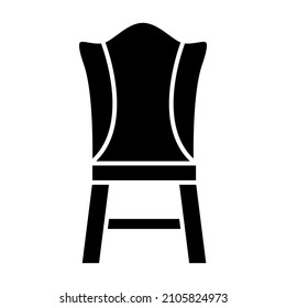 Chair icon vector image. Can also be used for web apps, mobile apps and print media.