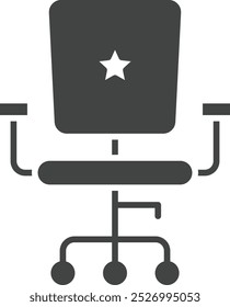 Chair icon vector image. Suitable for mobile application web application and print media.