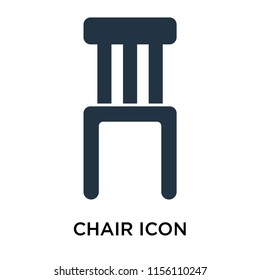 Chair icon vector isolated on white background, Chair transparent sign