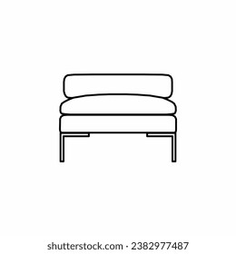 Stuhlsymbol, Stuhl, Vektorgrafik, Stuhllinie, Sofa-Symbol, Sofa-Vektorgrafik, Sofa-Linie, Stuhl-Umriss