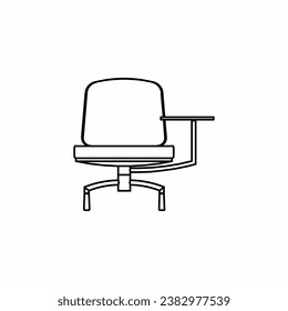 icono de silla, vector de silla, línea de silla, icono de sofá, vector de sofá, línea de sofá, contorno de silla