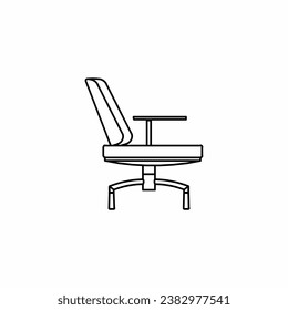 icono de silla, vector de silla, línea de silla, icono de sofá, vector de sofá, línea de sofá, contorno de silla