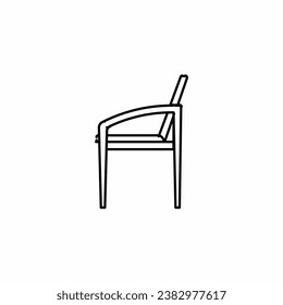 icono de silla, vector de silla, línea de silla, icono de sofá, vector de sofá, línea de sofá, contorno de silla