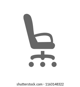 chair icon vector office