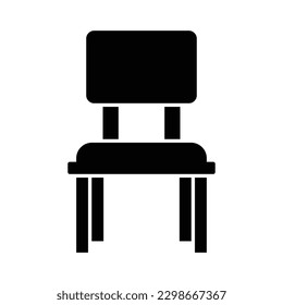 Chair icon vector on trendy design