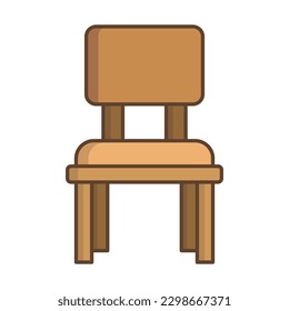 Chair icon vector on trendy design