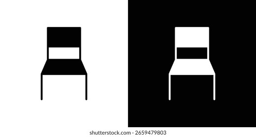Gráficos escalables de Vector de icono de silla