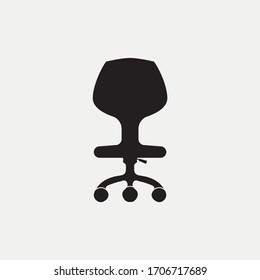 chair icon vector sign symbol for design