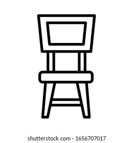 Chair icon vector sign and symbols on trendy design