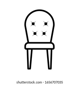 Chair icon vector sign and symbols on trendy design