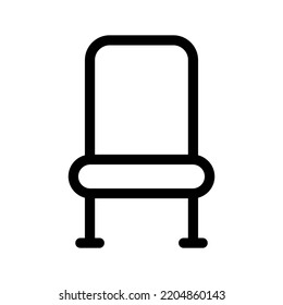 Ilustración de diseño de símbolo del vector de icono de la silla