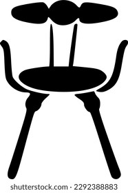 chair icon vector symbol design illustration