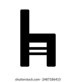 Chair Icon Vector Symbol Design Illustration
