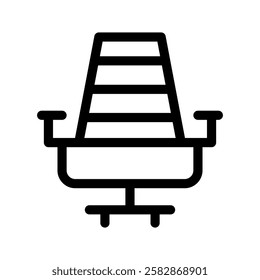Chair Icon Vector Symbol Design Illustration