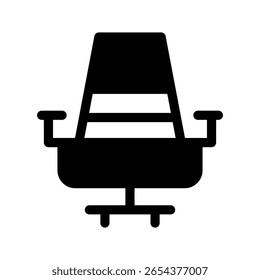 Ilustración de diseño de símbolo de Vector de icono de silla