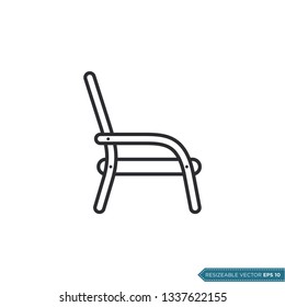 Chair Icon Vector Template