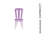 Chair Icon Vector Template illustration design