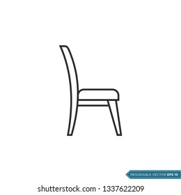 Chair Icon Vector Template illustration design
