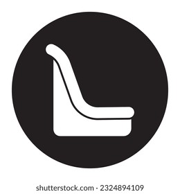 chair icon vector template illustration logo design