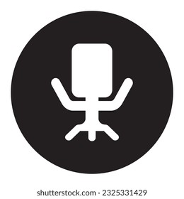 chair icon vector template illustration logo design