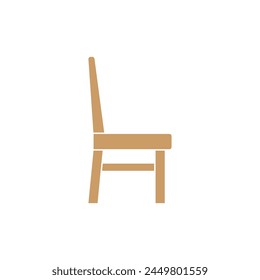 Diseño de ilustración de Plantilla de Vector de icono de silla