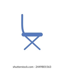 Diseño de ilustración de Plantilla de Vector de icono de silla