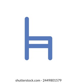 Diseño de ilustración de Plantilla de Vector de icono de silla
