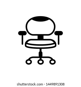 chair icon vector trendy flat design