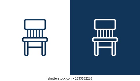 Chair icon for web and mobile