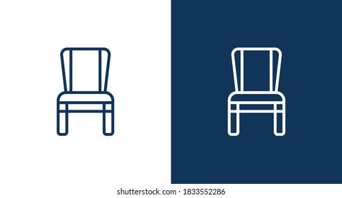 Chair icon for web and mobile