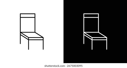 Iconos de la silla, el mejor icono del movimiento del Vector EPS