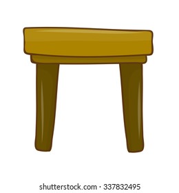 Chair isolated illustration on white background