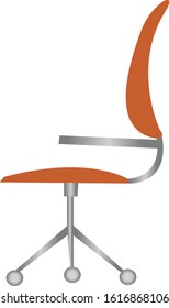 chair isolated on white background. illustration vector