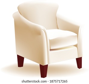 chair isolated on white background and EPS 10