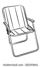 chair isolated on white background 