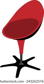 Chair isolated on white background.Realistic chair exhibition corporate
commercial.Office chairs, school chairs.New design,cartoon style illustration.
