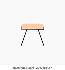 chair isolated on white vector