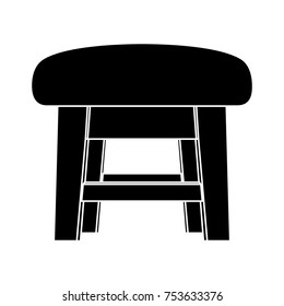 chair isolated vector icon