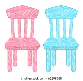 Chair isolated. Vector illustration