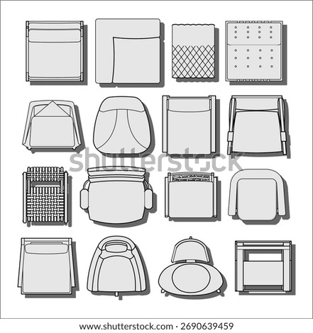 Chair Layouts and Configurations for Interior Design Planning