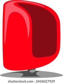 Letra de silla alfabeto vector ELement