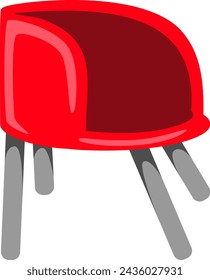 Letra de silla alfabeto vector ELement