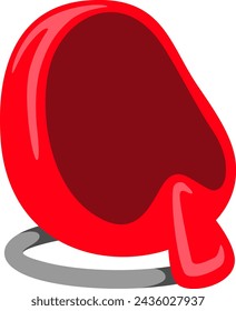 Stuhlbuchstabe Alphabet Vector ELement