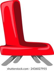Chair Letter Alphabet Vector ELement