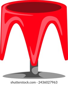 Letra de silla alfabeto vector ELement