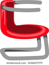 Chair Letter Alphabet Vector ELement